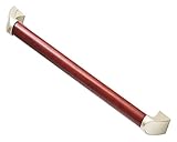 DAZulI Haltegriff Haltegriff Anti-Rutsch-Balance-Haltegriff Holz Badezimmer Handläufe, WC-Sicherheitsarmlehne für ältere Menschen Badewanne Barrierefrei (Farbe: Rot, Größe: 54 cm)