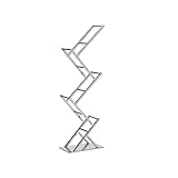 AOKLEY Bookcase Moderner Zeitschriftenständer aus Metall, Prospektständer, Katalog, Literaturständer, Messeständer für Messen, Ausstellungen, Büro Dekor