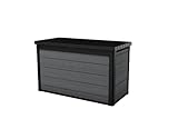 Keter Cortina Kissenbox 200, 757l Stauraum, Außenmaße: 151,7x72,5x90cm, wetterfest, wasserdicht, Evotech Material