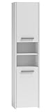 CDF Badschrank S40 | Farbe: Weiß | Moderner Badezimmerschrank | Ablagefläche | Geräumige Einlegeböden | Türen | Einfache Montage
