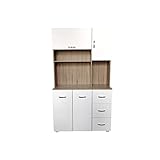 HTI-Line Küchenschrank Blanca Küchenbuffet Sonoma Weiß