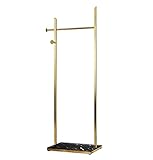 PIPONS Freistehender Kleiderständer Eisen-Marmor-Garderobenständer Nordic Light Luxury Floor Schlafzimmer-Garderobenständer Corner Hanger Home Hotel Coat Rack Stand Garderobenständer Eingangsbereich