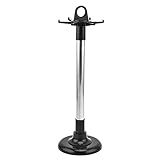 UOWEG Nicht stanzendes Bodenregal, Edelstahl-Geschirrlagerregal, Küchenlagerregal, Kochspatel, Löffel Verstellbares Spülregal Küche (Black, One Size)