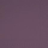 Duni Servietten 3lagig Tissue Uni plum, 33 x 33 cm, 250 Stück