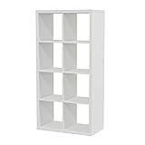 Ikea Kallax Regal, Bücherregal, Wandregal, Raumteiler in weiß (77 x 147 cm)