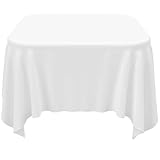 HEMEIREN Tischdecke Weiße Rechteckig,228 * 335cm (90x132in), Tischdecke Abwaschbar,Satin Party Tischdecken,Weiß Tischtuch für Hochzeiten, Bankette und Feiertage, Maschinenwaschbar