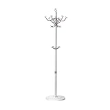 Garderobenständer Kristall Hause hängende Kleiderständer Boden Edelstahl Schlafzimmer einfache leichte Luxus Garderobe Mode Rod Typ Kleiderständer Jackenständer/ Kleiderständer ( Color : Wit , Size :