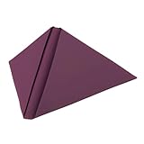 Duni Dunilin Servietten Plum 40x40 1/4 Falz 45 Stück, Dunilin Plum