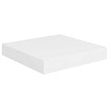 Wandregal, Display 23x23.5x3.8cm Wandhalter Metall MDF Elegant für Büro