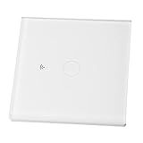 WiFi-Lichtschalter-Panel, kapazitiver Touchscreen AC80-260V WiFi Smart-Lichtschalter-LED-Anzeige für Wohnzimmer
