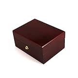 Schmuckkästchen 7,08 Zoll Retro Schmuckschatulle Aufbewahrungsbox Cosmetic Box-Ring-Ohrring-Halsketten-Armband-Uhr Kleiner Schmuck Aufbewahrungsbox aus Holz Schmuckschatulle Schmuckaufbewahrung Schmuc