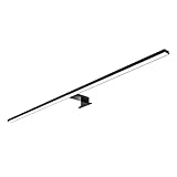 kalb | 100cm LED Badleuchte Badlampe Spiegellampe Spiegelleuchte 230V schwarz, warmweiß