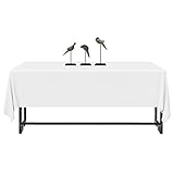 Clomuzi 2 Pcs Stretch-Rechteck-Tischdecke,Anti-Fade-Polyester-Tischdecke, elastisch, 1,8 m | Reißfester, schnell trocknender, einfarbiger Tischschutz für Partys, Meetings im Innen- und Außenbereich