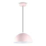 LED Universum Pendelleuchte „Jada“ Rosa, 30cm x 125cm, E27 Fassung, max 40W, Hängelampe, Hängeleuchte, Deckenlampe, Wohnzimmerleuchte, Kinderzimmerlampe, Metall
