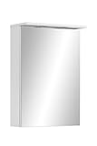 Schildmeyer Gloria Spiegelschrank 148443, Weiß, 72,3 x 50,4 x 16 cm