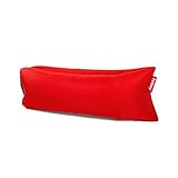 Fatboy® Lamzac 3.0 Luftsofa | Aufblasbares Sofa/Liege in Rot, Sitzsack mit Luft gefüllt | Outdoor geeignet | 200 x 90 x 50 cm