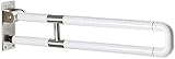 PaRfco Haltegriffe Für Badezimmer, Badezimmer-Haltegriff, Zusammenklappbarer Behindertengerechter Wc-Griff, Nylon-Außenseite/White/60Cm