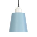 ZORQ Zylindrische Macaron-Hängedeckenlampe Moderne Farbige Pendelleuchten Personalisierter Deckenlampenschirm Macaron-Deckenpendelleuchtenschirm Aus Metall Für Küche, Nachttisch Im Innenbereich,