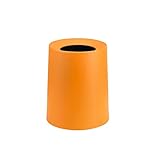 Küchen Mülleimer 8l Mülleimer Zuhause Wohnzimmer Schlafzimmer Badezimmer Mülleimer Büro Küche Einfacher großer Papierkorb Home Office - Hält Abfall (Color : Oranje)