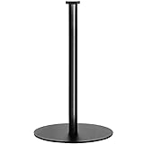 Küchenrollenhalter Schwarz Stehend, OBODING, Edelstahl Küchenpapierhalter für Standard und große Rollen, für Küche und Esstisch Arbeitsplatte (Schwarz)