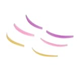 BIUDECO 6 Paar Wimpernverlängerung Wimpern Unter Der Augenklappe Hebe-Wimpernpad Wimpern-Mapping-Aufkleber Make-Up-Set Wimpernwerkzeug Wimpernwerkzeuge Für Wimpernverlängerungen