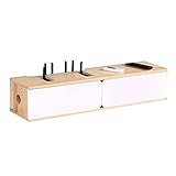 GDFSTORE DVD-Set-Top-Box Telefon-Ablagefach Hängende Box an der Wand Befestigten Media Console Rack Set Top Box Regal 31.49inch/80cm