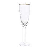 GAJUST Schöne Weinglas Kreativer Champagner Flöte Glass Home Personalisierte Whiskyglas Bier Weinklassiker Klarer Kristallgetränk 8,4 Unzen Glasbecher/Einfarbig/S