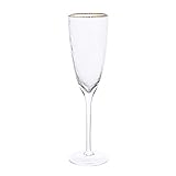 GAJUST Schöne Weinglas Kreativer Champagner Flöte Glass Home Personalisierte Whiskyglas Bier Weinklassiker Klarer Kristallgetränk 8,4 Unzen Glasbecher/Einfarbig/S