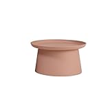 FIONEL Beistelltisch Home Couchtisch Wohnzimmer Home Small Wohnung Runde Nordic Modern Minimalistische kleine Tischkombination Kaffeetisch Kleiner Sofatisch (Color : Roze, Size : L)