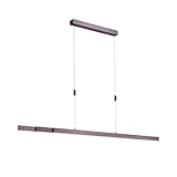 Promondo LED Pendelleuchte Adriana dunkle Holzoptik - (2568-78)
