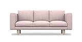 COMFORTLY 3-Sitzer-Sofa-Schonbezug, handgefertigt, kompatibel mit Norsborg Couch, nur Bezüge (Cashmere Blends - Flamingo)