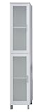 trendteam smart living Badezimmer Hochschrank Schrank Florida, 35 x 188 x 33 cm in Weiß mit viel Stauraum
