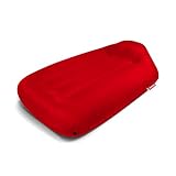 Fatboy® Lamzac 3.0 Luftsofa | Aufblasbares Sofa/Liege/Bett in Rot, Sitzsack mit Luft gefüllt | Outdoor geeignet | 200 x 90 x 50 cm