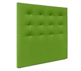 DHOME Kopfteil für Bett, Schlafzimmer, 150 x 120 cm (150 x 150 cm), Kunstleder, Grün