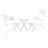 BRIGROS La voglia di fare Garden Set, Metall, Blanc, normal