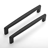 LONTAN 20 Stück Griffe Schwarz Schrankgriffe Schwarz 128mm Griffe für Küchenschränke Küchengriffe Schwarz Matt Möbelgriffe Zinklegierung Schrankgriffe Griffe Möbel Türgriffe Küche