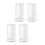 SetSailW 4 Stück Furniture Legs Verstellbares Standbein Küchenmöbel Sofa Füße Tischbeine Schreibtisch Höhenverstellbar,white-18CM(7.1IN)