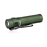 OLIGHT Baton 3 Pro Kaltes Weiß LED Taschenlampe, Extrem Hell 1500 Lumen 175 Meter USB Aufladbare Taschenlampe mit 6 Lichtmodi, 120 Tage Leuchtdauer IPX8 Wasserdicht Tragbare Taschenlampe (OD Green)