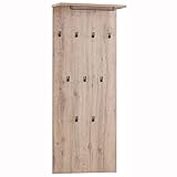 Lomadox Hakenpaneel in Wildeiche Nb, B/H/T: ca. 50/120,6/20,9 cm