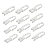 Cabilock 24 Stück Wäscheklammern Weiße Kleiderbügel Kinder-Kleiderbügel Bilder-Aufhängehaken Strand-Accessoires Für Den Urlaub Must-Haves Jumbo-Handtuch-Clips Baby-Kleiderbügel Mit