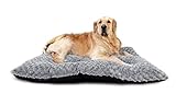 Victoria & Carter Großes Hundebett (102 x 70 cm) Ultra weiches Haustierbett Premium Plüsch Matratze Kissen für mittelgroße oder große Haustiere, kann für Hundekäfige verwendet werden