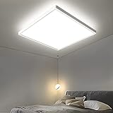 OTREN LED Deckenleuchte Flach 36W, 4000K Neutralweiß Modern Deckenlampe, 30CM Bad Lampen Decke für Wohnzimmer Schlafzimmer Kinderzimmer Küche Büro, IP44, 3240LM, Quadrat