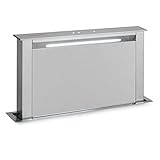 Klarstein Downdraft-Dunstabzugshaube, Versenkbare Abzugshaube, Leise Dunstabzugshauben mit Filter, Dunstabzugshaube 60cm, Umluft/Abluft Dunsthaube mit 10 Stufen, Dunstabzug 576 m³/h Luftstrom