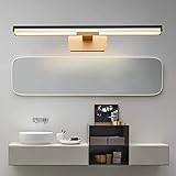 FairUo Wandlampen, Nordisches Badezimmer Spiegellampe Schminktisch Spiegelbeleuchtung, Moderne Led Eitelkeitspiegel Light Alumibadezimmerlampe/52Cm/18W
