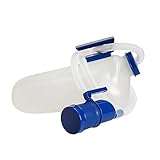 SULOY Tragbare Urinflasche Für Männer Und Frauen, 2000 Ml Wiederverwendbares Urinal Spritzwassergeschützte Plastikflasche Mit Schlauchverschraubung Für Auto Reisen Camping