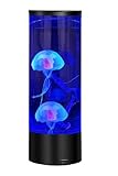 Jellyfish LavaLampe für Erwachsene und Kinder, 16 Farben, QuallenLampen, USBbetrieben, AquariumNachtlichter, Tischlampe, Quallen, Stimmungslicht für Zuhause, Büro, Schlafzimmer, Entspannung,