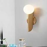 PaRfco Moderne Wandleuchten, weißer Glas-Wandlampenschirm, festverdrahtete Wandlampe, Wohnzimmer-Dekor-Beleuchtungskörper, G9-Wandleuchten für Schlafzimmer, Nachttisch, Flur, Treppeneingang