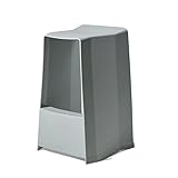 NURII Kreativer einfacher Barhocker mit Kunststoffrücken, stapelbarer Barhocker for den Schreibtisch, hoher Hocker for den Haushalt und Gewerbe (Color : Blue, Size : 75cm/30in)