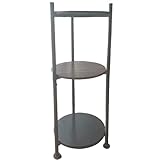 Lilybud--lily 3-stöckiger Pflanzenständer für den Innenbereich, 81,3 cm hoch, Metall-Pflanzenständer, Eck-Pflanzenhalter, modernes Blumentopf-Deko-Regal, robuster Pflanzenständer für Terrasse, Garten