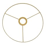 Uonlytech Lampenschirm Ring 50cm Lampenschirm Metallring mit Lampenschirmgestell Lampenringe Set Metalllampenschirm Tischlampenschirm Ersatzlampenschirme Drahtring für Basteln von Ersatzschirm Zubeh?r